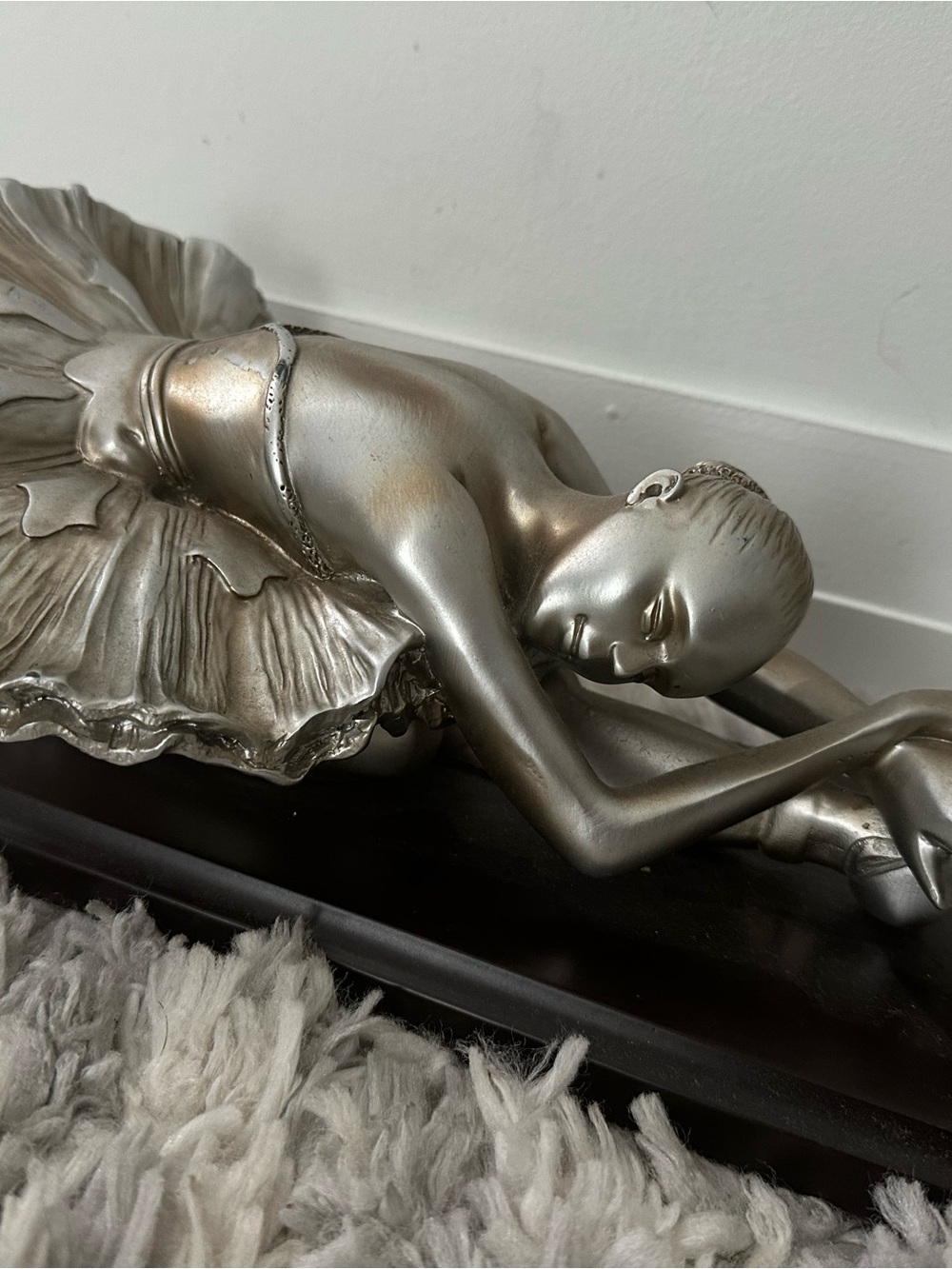Vintage Art Deco Silver "Dying Swan" Ballerina Sculpture 🩰 - Picture 2 of 4